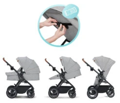 Kinderkraft B-Tour Silver Grey 3-in-1 Combi Kinderwagen Incl. Autostoel KSBTOU00LGR3000 -Baby Verkoop kinderkraft b tour 3 in 1 silver grey wandelwagen ksbtou00lgr3000 12 1920x1920