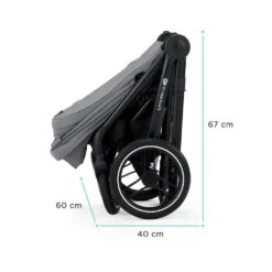 Kinderkraft Nea Midnight Black 2-in-1 Kinderwagen KSNEA000BLK2000 -Baby Verkoop kinderkraft nea 2 in 1 kinderwagen sfeer 6