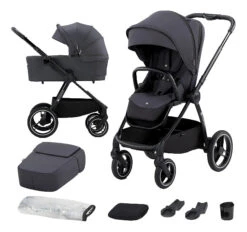 Kinderkraft Nea Deep Grey 2-in-1 Kinderwagen KSNEA000DGR2000
