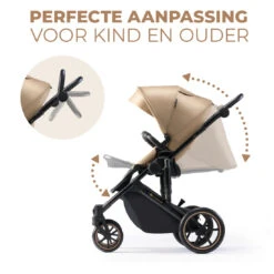 Kinderkraft Prime 2 Sandrose Beige 3-in-1 Kinderwagen Incl. Autostoel KSPRIM02BEG3000 -Baby Verkoop kinderkraft prime 2 beige 3 in 1 kinderwagen ksprim02beg3000 7