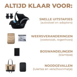 Kinderkraft Prime 2 Sandrose Beige 3-in-1 Kinderwagen Incl. Autostoel KSPRIM02BEG3000 -Baby Verkoop kinderkraft prime 2 beige 3 in 1 kinderwagen ksprim02beg3000 8