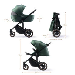 Kinderkraft Prime 2 Dark Green 3-in-1 Kinderwagen Incl. Autostoel KSPRIM02GRE3000 -Baby Verkoop kinderkraft prime 2 dark green 3 in 1 kinderwagen incl. autostoel ksprim02gre3000 9