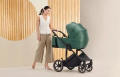 Kinderkraft Prime 2 Dark Green 3-in-1 Kinderwagen Incl. Autostoel KSPRIM02GRE3000 -Baby Verkoop kinderkraft prime 2 kinderwagen sfeerfoto 2 1