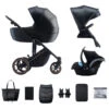 Kinderkraft Prime 2 Venezian Black 3-in-1 Kinderwagen Incl. Autostoel KSPRIM02BLK3000 -Baby Verkoop kinderkraft prime 2 venezian black 3in1 kinderwagen ksprim02blk3000 1