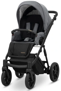 Kunert Ivento Black Deep Graphite 2-in-1 Kinderwagen IVE-09-BLACK -Baby Verkoop kunert ivento black deep graphite 2 in 1 kinderwagen ive 09 black 3