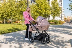 Kunert Ivento Black Deep Graphite 2-in-1 Kinderwagen IVE-09-BLACK -Baby Verkoop kunert ivento black smoky pink 2 in 1 kinderwagen ive 11 black