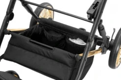 Kunert Ivento Premium Gold Deep Black 2-in-1 Kinderwagen IVE-12-GOLD -Baby Verkoop kunert ivento premium gold caramel macchiato 2 in 1 kinderwagen ive 10 gold 6