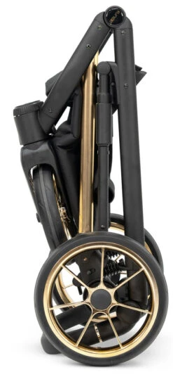 Kunert Ivento Premium Gold Deep Black 2-in-1 Kinderwagen IVE-12-GOLD -Baby Verkoop kunert ivento premium gold deep black 2 in 1 kinderwagen ive 12 gold 6