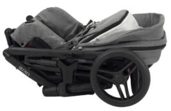 Kunert Lazzio Black Eco-Leather 2-in-1 Kinderwagen LAZ-11-BLACK -Baby Verkoop kunert lazzio 2 in 1 kinderwagen laz 11 10