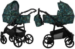 Kunert Mata Black Mocca 2-in-1 Combi Kinderwagen MATA-02-BLACK -Baby Verkoop kunert mata 2 in 1 combi kinderwagen mata 10