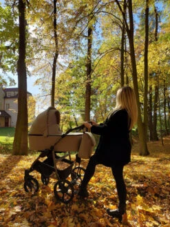 Kunert Mata Gold Black 2-in-1 Combi Kinderwagen MATA-10-GOLD -Baby Verkoop kunert mata black mocca 2 in 1 combi kinderwagen mata 02 black 5 1