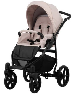 Kunert Mata Black Pink 2-in-1 Combi Kinderwagen MATA-06-BLACK -Baby Verkoop kunert mata black pink 2 in 1 combi kinderwagen mata 06 black 1
