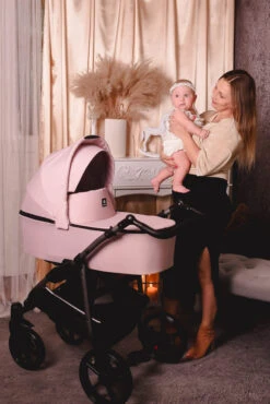 Kunert Mata Black Pink 2-in-1 Combi Kinderwagen MATA-06-BLACK -Baby Verkoop kunert mata black pink 2 in 1 combi kinderwagen mata 06 black 5