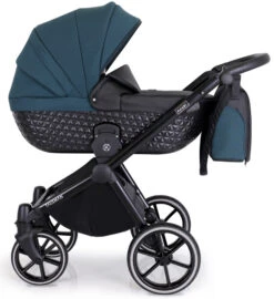 Kunert Talisman Black Green 2-in-1 Kinderwagen TA-04-BLACK -Baby Verkoop kunert talisman black green 2 in 1 kinderwagen ta 04 black 4