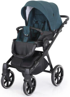 Kunert Talisman Black Pepper 2-in-1 Kinderwagen TA-06-BLACK -Baby Verkoop kunert talisman black green 2 in 1 kinderwagen ta 04 black 5 1
