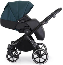 Kunert Talisman Black Flowers 2-in-1 Kinderwagen TA-01-BLACK -Baby Verkoop kunert talisman black green 2 in 1 kinderwagen ta 04 black 8
