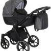 Kunert Talisman Black Pepper 2-in-1 Kinderwagen TA-06-BLACK -Baby Verkoop kunert talisman black pepper 2 in 1 kinderwagen ta 06 black