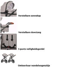 Lorelli Alexa Pearl Beige 3-in-1 Combi Kinderwagen Incl. Autostoel 1002129-2182D 31 Lorelli Alexa Pearl Beige 3-in-1 Combi Kinderwagen Incl. Autostoel 1002129-2182D -Baby Verkoop lorelli 3 in 1 combi kinderwagen incl. autostoel 1002129