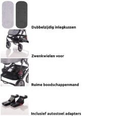 Lorelli Lora String Dots 3-in-1 Combi Kinderwagen Incl. Autostoel 1002128-2115D -Baby Verkoop lorelli lora 3 in 1 combi kinderwagen incl. autostoel 1002128 1