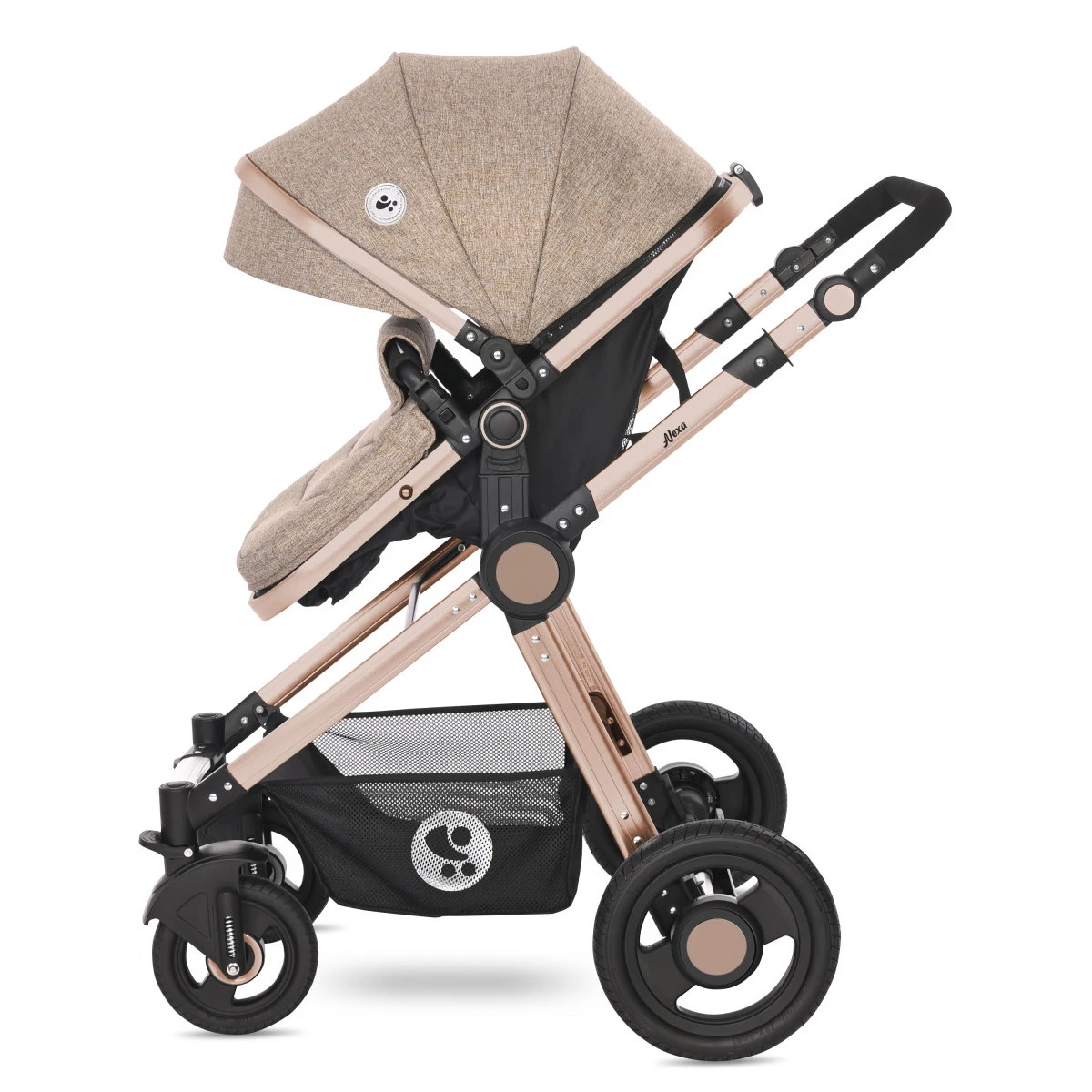 Lorelli Alexa Pearl Beige 3-in-1 Combi Kinderwagen Incl. Autostoel 1002129-2182D 7 Lorelli Alexa Pearl Beige 3-in-1 Combi Kinderwagen Incl. Autostoel 1002129-2182D - Image 5