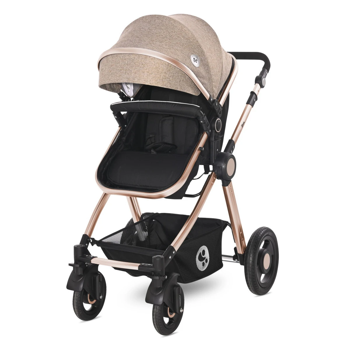 Lorelli Alexa Pearl Beige 3-in-1 Combi Kinderwagen Incl. Autostoel 1002129-2182D 9 Lorelli Alexa Pearl Beige 3-in-1 Combi Kinderwagen Incl. Autostoel 1002129-2182D - Image 7