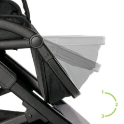 Lorelli Aria Grey 3-in-1 Kinderwagen Incl. Autostoel 1002177-2325 -Baby Verkoop lorelli aria 3 in 1 combi details sfeer 11