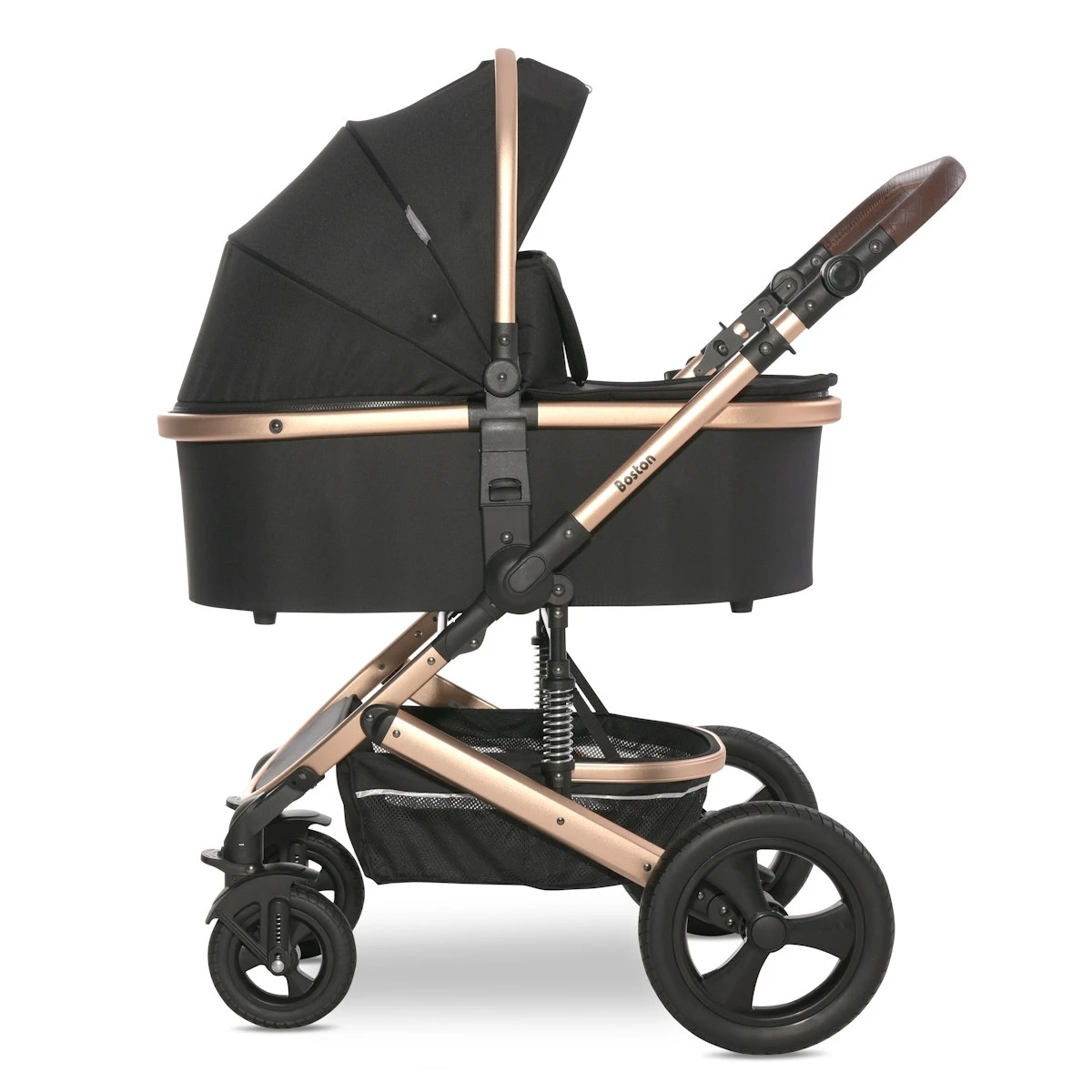 Lorelli Boston Black 3-in-1 Kinderwagen Incl. Comet Autostoel - Image 3