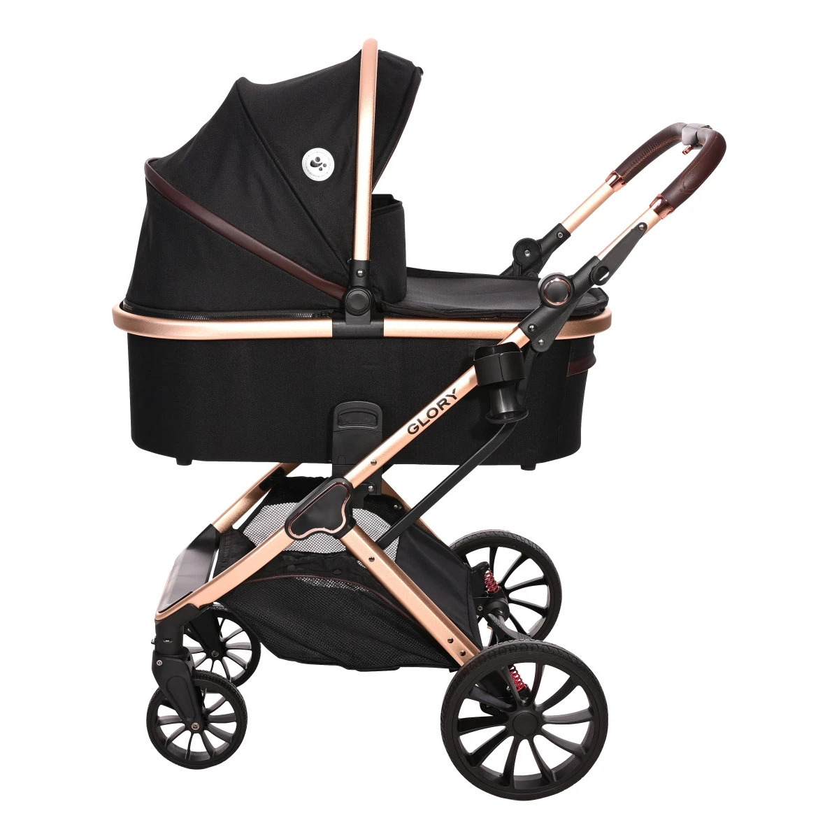 Lorelli Glory Black Diamonds 3-in-1 Combi Kinderwagen Incl. Autostoel 1002176-2304 - Image 2