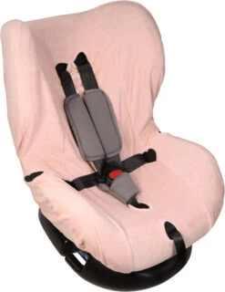 MamaLoes Badstof Light Pink Groep 1+ Autostoelhoes ML6385 -Baby Verkoop mamaloes badstof light pink groep 1 autostoelhoes ml6385 03