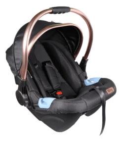 Ding Fenix Black/Rose 3-in-1 Combi Kinderwagen Incl. Autostoel -Baby Verkoop mamaloes ding fenix
