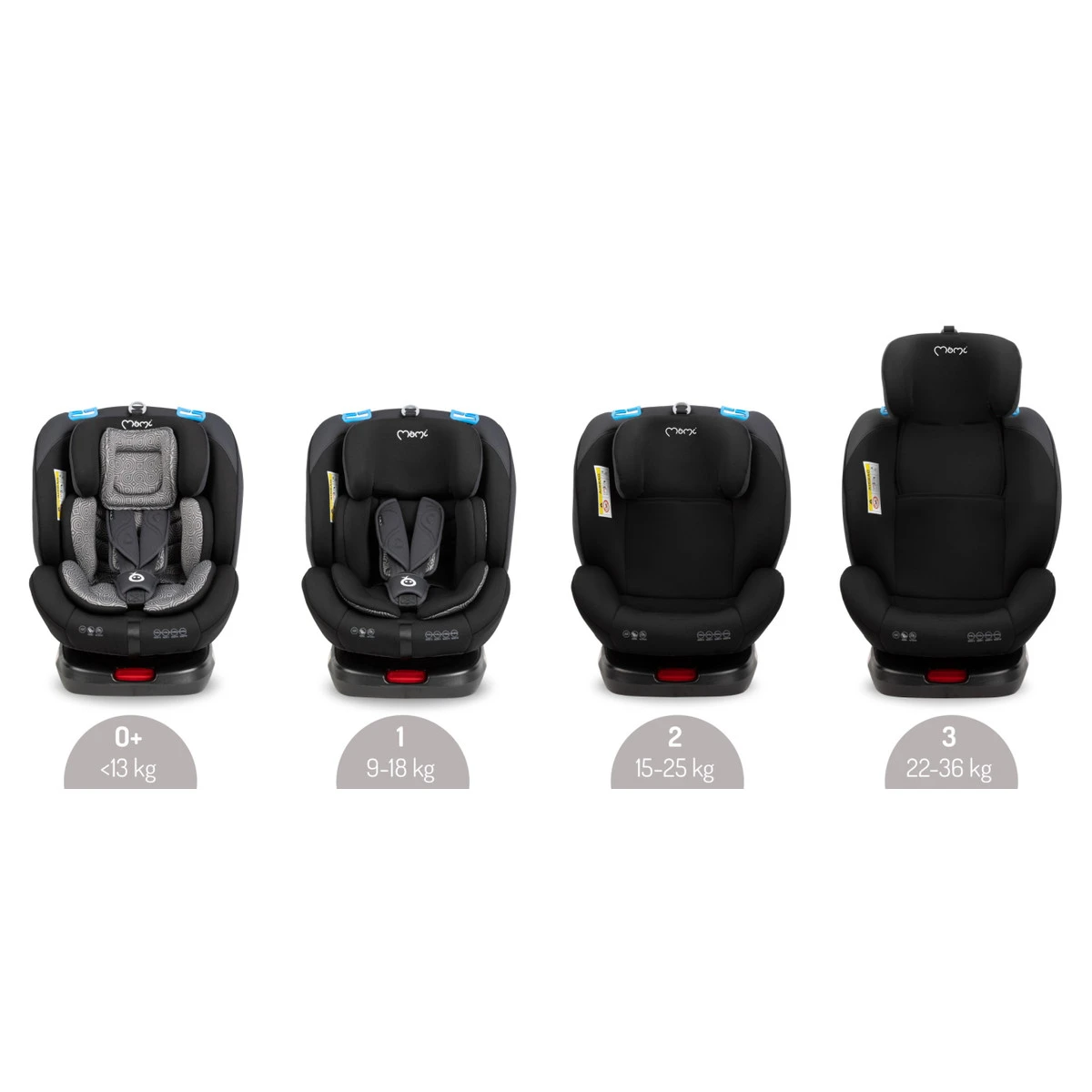 Momi Tordi Grijs Isofix 360° 0-36 Kg Autostoel FOSA00017 - Image 6