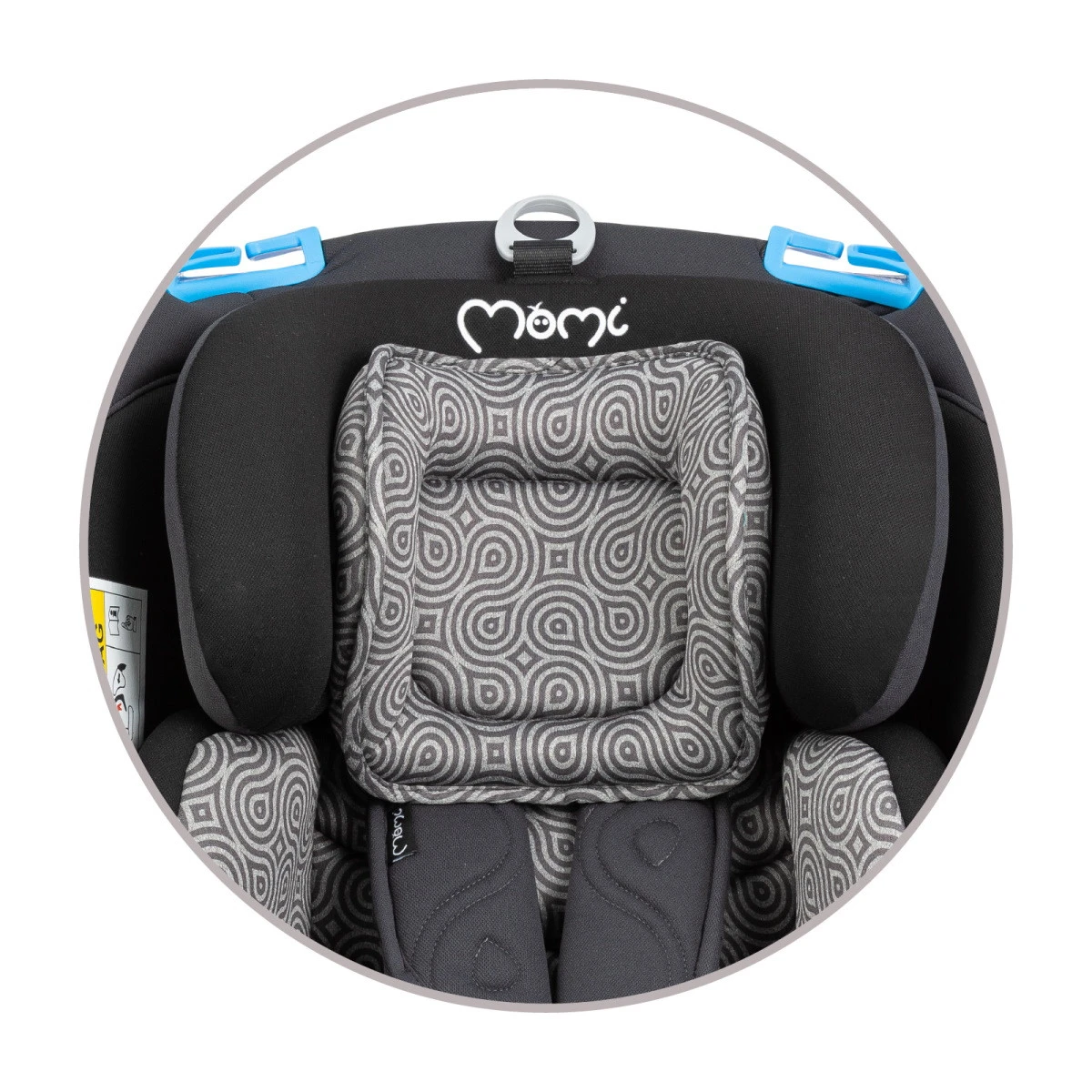 Momi Tordi Grijs Isofix 360° 0-36 Kg Autostoel FOSA00017 - Image 8