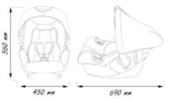 Nania Beone Universal Access Grey 0-13 Kg Autostoel ET572186X1 -Baby Verkoop nania beone universal access grey 0 13 kg autostoel et572186x1 7