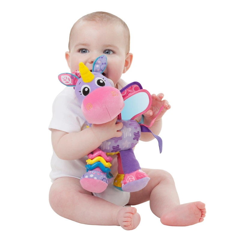 Playgro Activity Friend Stella Unicorn Knuffel Met Hanger P0186981 - Image 2