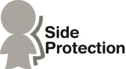 Osann Flux Isofix SPS Navy Melange 9-36 Kg Autostoel 102-138-249 -Baby Verkoop sideprotection logo