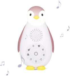 Zazu Zoe De Pinguin Roze 3 In 1 Muziekdoosje ZA-ZOE-03 -Baby Verkoop zazu zoe de pinguin roze 3 in 1 muziekdoosje za zoe 03